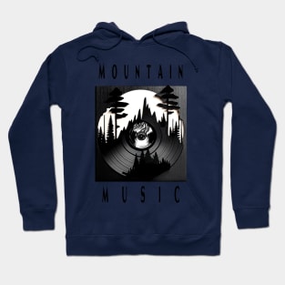 Mountain Music Vinyl Record Album Art Hoodie